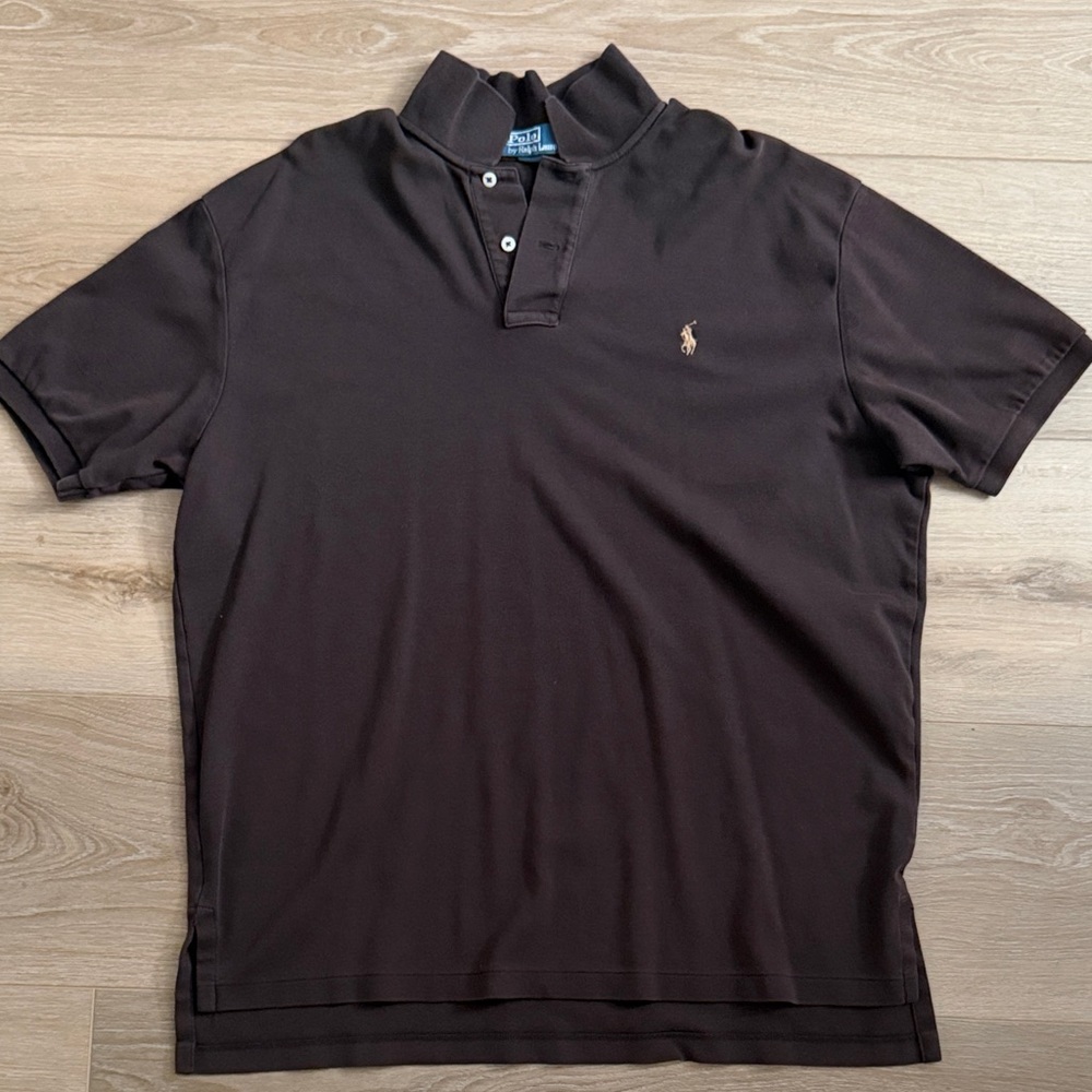 Men’s Polo by Ralph Lauren Dark Brown Polo Shirt